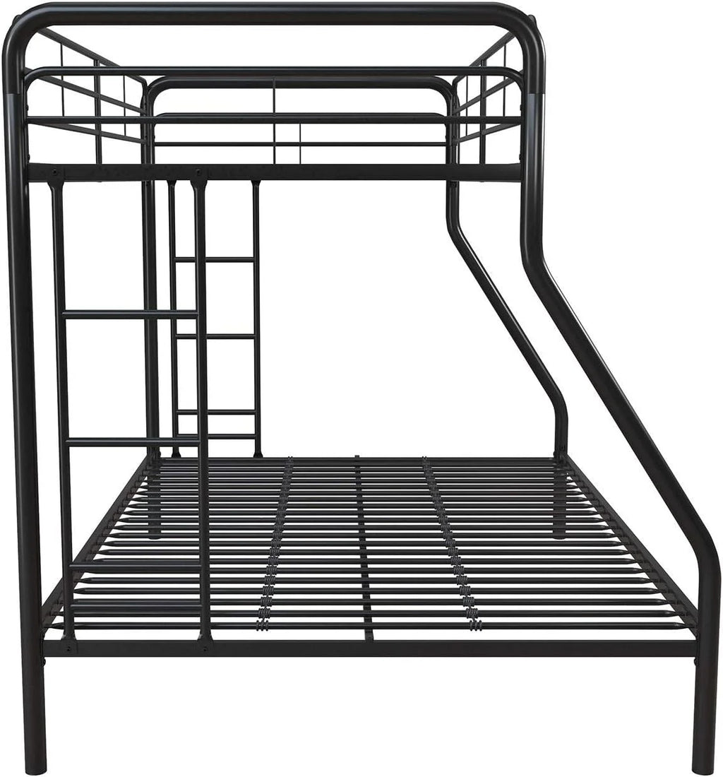 DHP Dusty Twin Over Full Metal Bunk Bed, Off White1 pcs