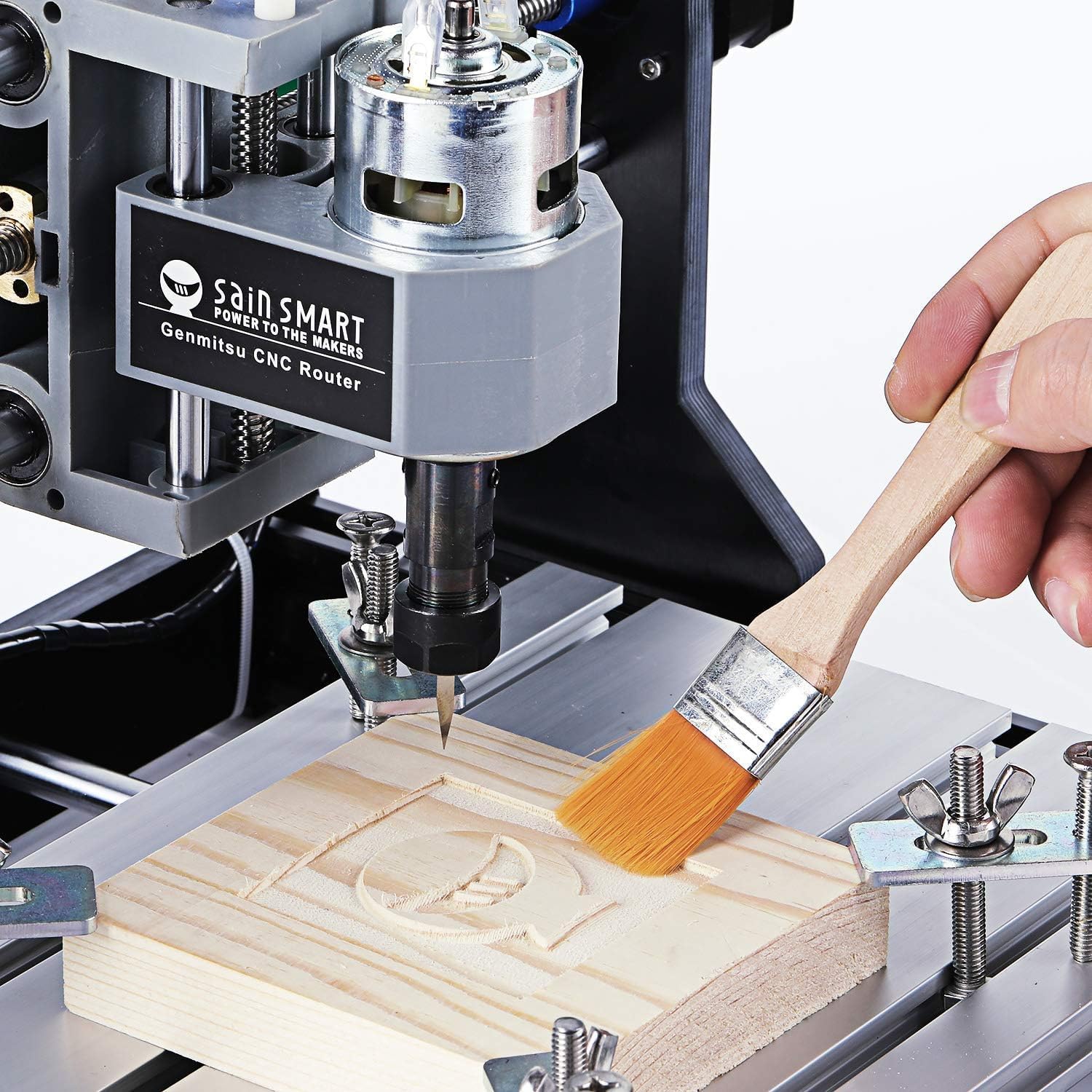 Router Kit GRBL Control 3 Axis Plastic Acrylic PCB PVC Wood Carving Milling Engraving Machine, XYZ Working Area 300x180x45mm1 pcs