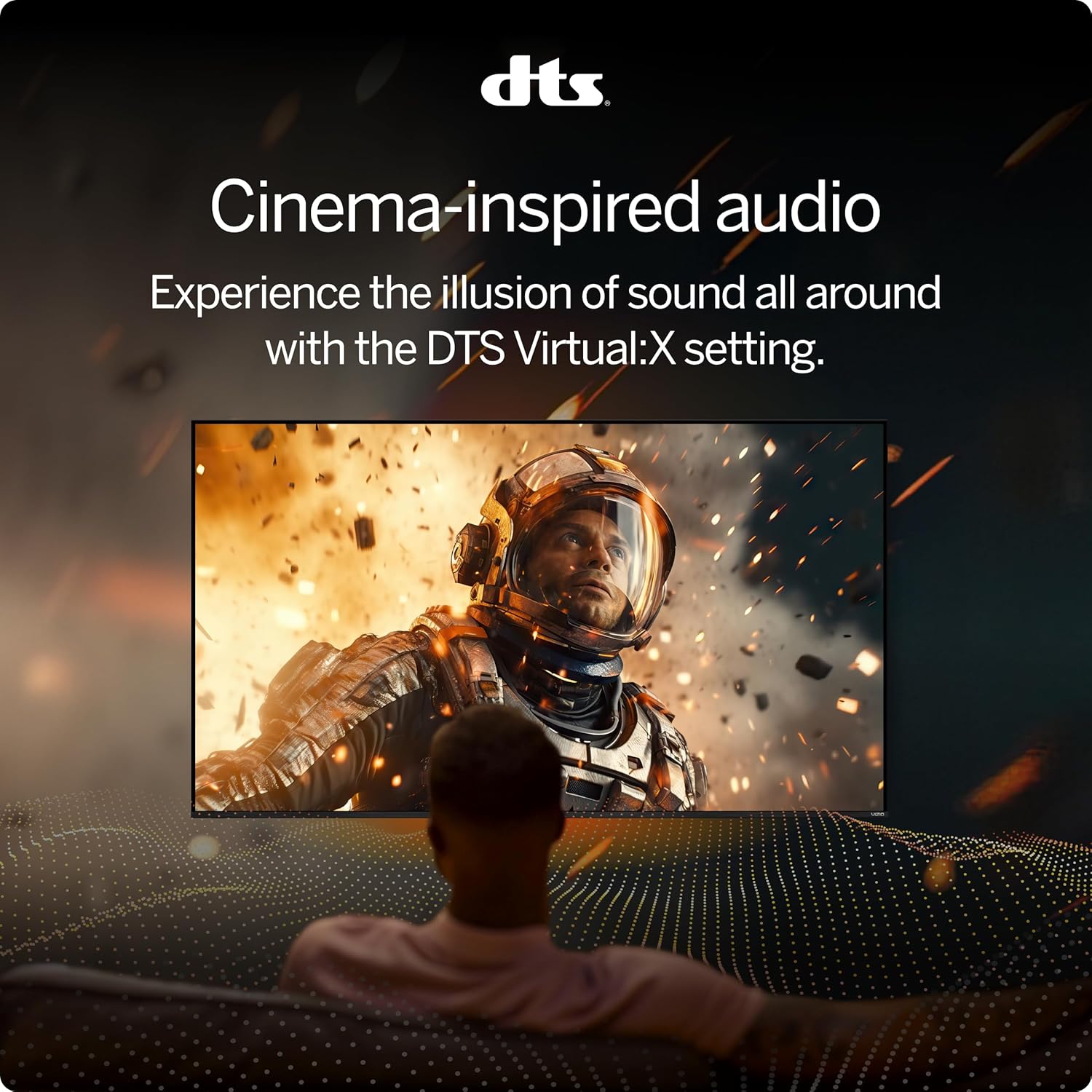 VIZIO 50′�?4K Resolution HDR Smart TV, Dolby Vision HDR/HDR10+, WiFi 6 �?(Renewed)