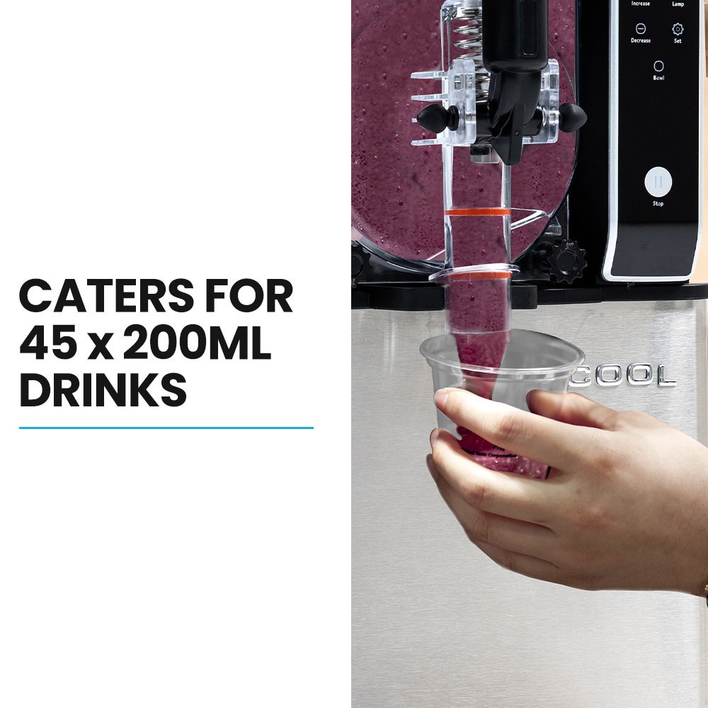 PRE-ORDER POLYCOOL 9L Triple Tank Slushie Machine, Independent Digital Control Slushy Maker