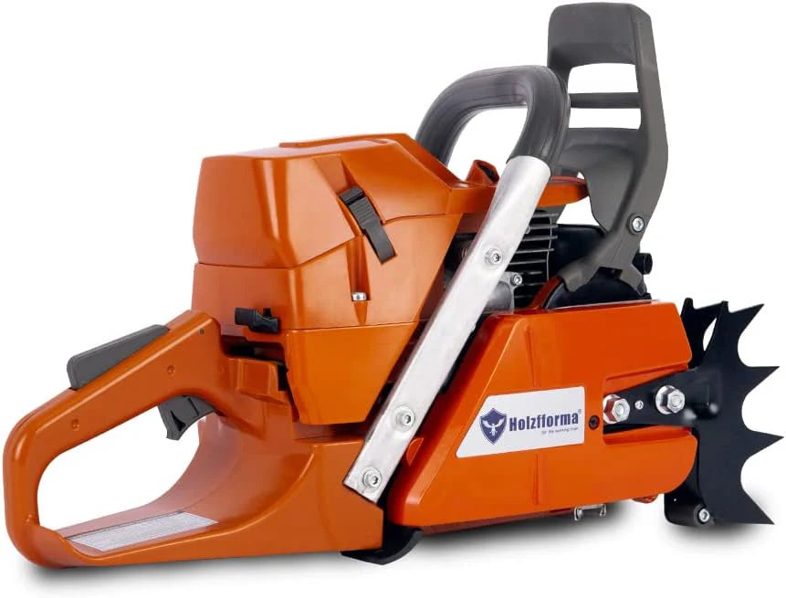 71cc Holzfforma G372XT Gasoline Chain Saw Power Head 50mm Bore Full Orange Color All Parts are Compatible with H372X TORQ Chainsaw1 pcs