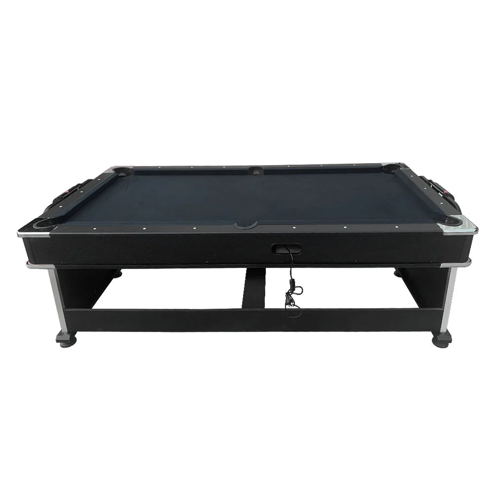 4 In 1 Multi-functional Game Table with Full Accessories for Home, MDF, 7Ft