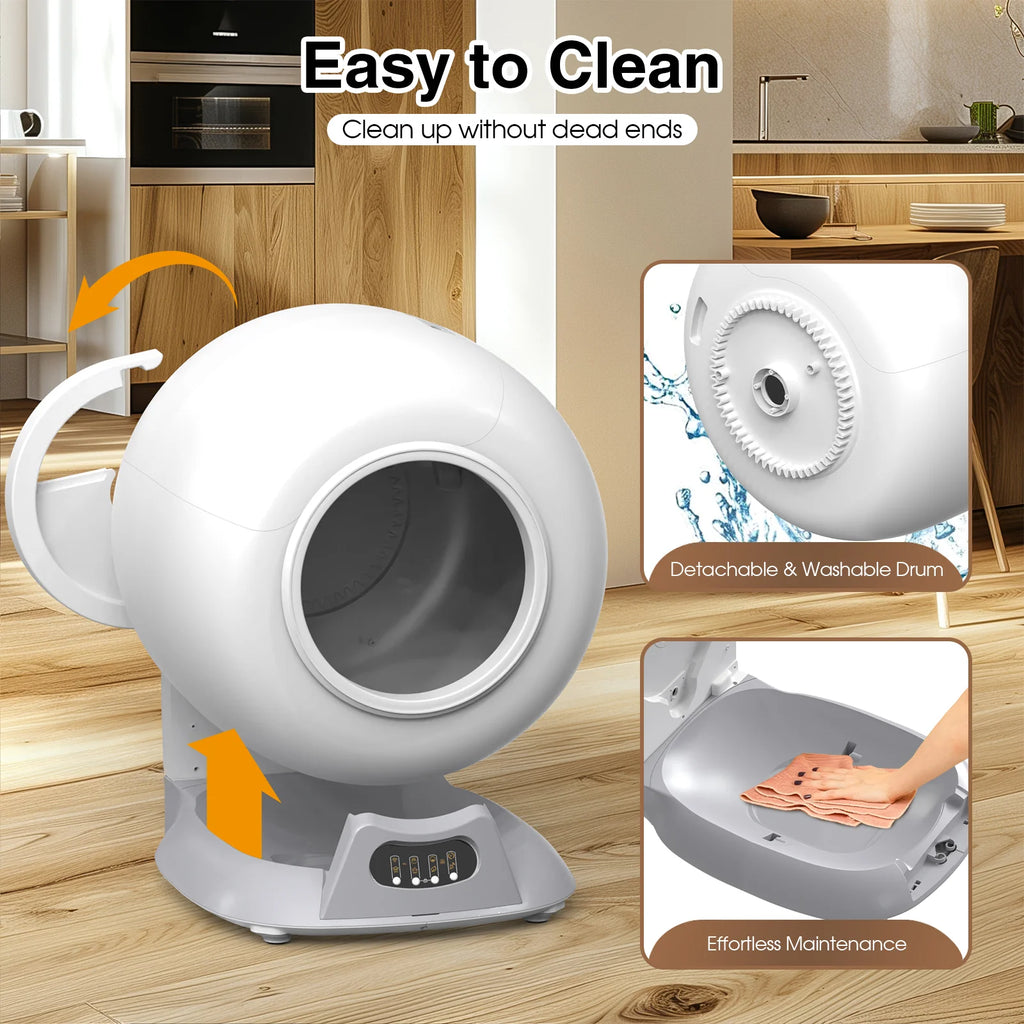 65L Self Cleaning Cat Litter Box Wifi APP Control