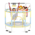 55" Trampoline with Basketball Hoop Swings