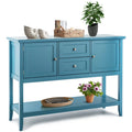 Giantex Buffet Sideboard Cabinet, 2 Drawers & 2 Doors, Side Console Table, Display Desk with Storage Shelf