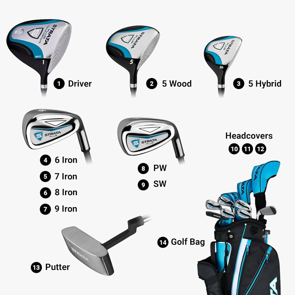 Callaway Strata Women's Racket Set, Complete Set