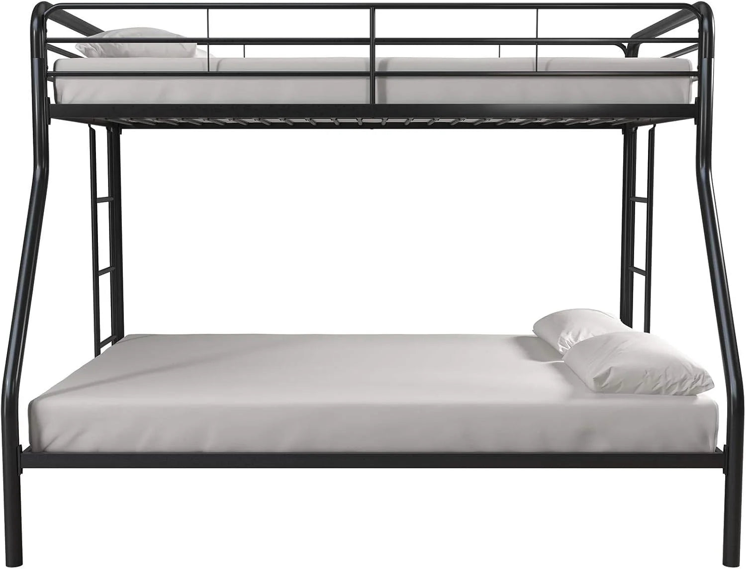 DHP Dusty Twin Over Full Metal Bunk Bed, Off White1 pcs