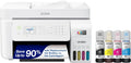 ET-4800 Wireless All-in-One Cartridge-Free Supertank Printer with Scanner, Copier, Fax, ADF and Ethernet �C Ideal-for Your Home Office, White