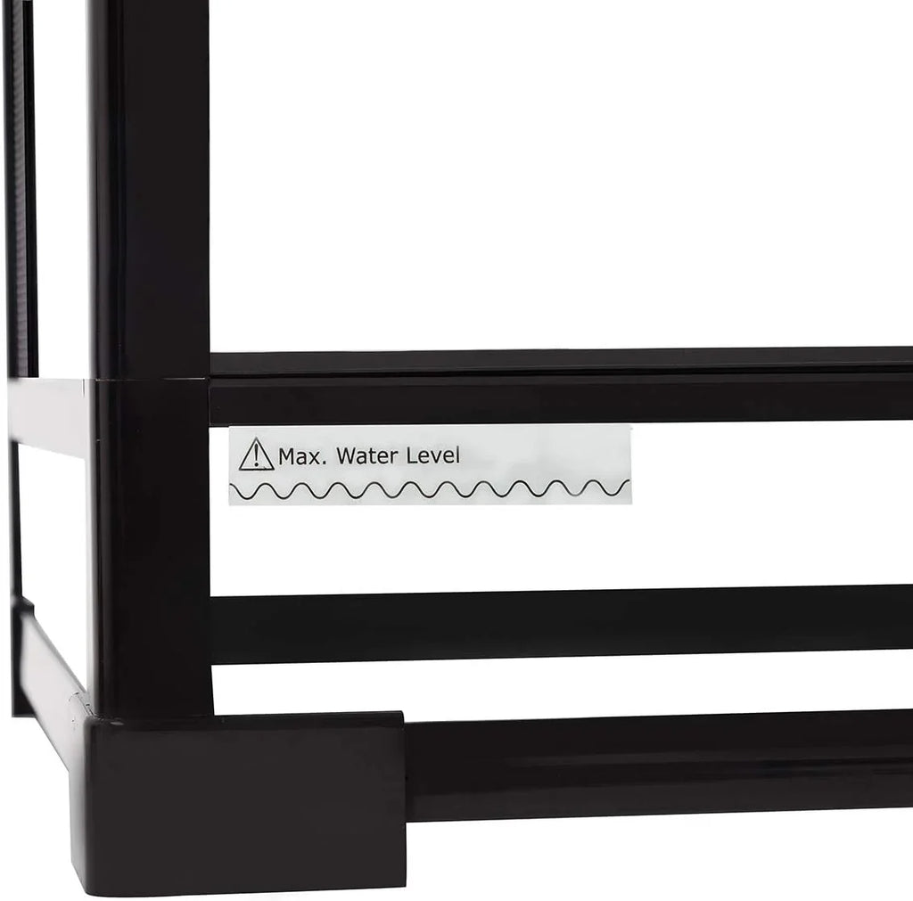50 Gallon Reptile Glass Terrarium Tank Double Hinge Door with Screen Ventilation Large Reptile Terrarium 36" x 18" x 18"(Knock-Down)