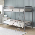 DHP Dusty Twin Over Full Metal Bunk Bed, Off White1 pcs