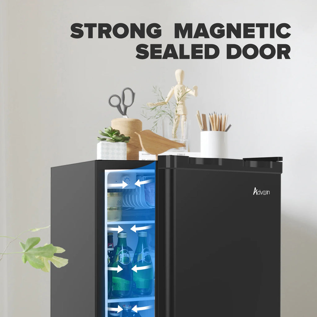 73L Electric Mini Fridge Freezer Portable Bar